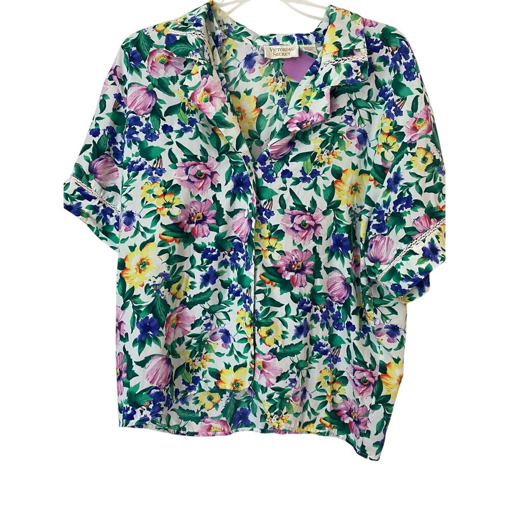 Victoria secret gold label vintage cottage shirt